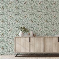 Arthouse Blossoms Green Wallpaper