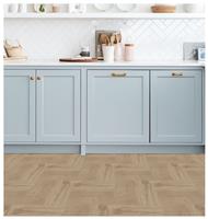 Arthouse Natural Wood Floor Tile Cream Wallpaper