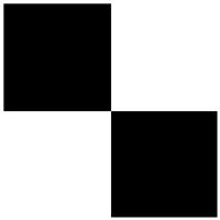 Arthouse Checkboard Black n White Floor Tile Wallpaper
