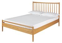 Habitat Chiltern Spindle Double Wooden Bed Frame - Oak