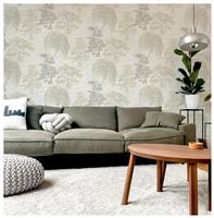 Arthouse Oriental Garden Natural Wallpaper