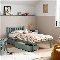 Habitat Ronnie Single Bed Frame and Drawer - Duck Egg Blue