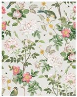 RHS Birdsong N Blooms Cream Wallpaper