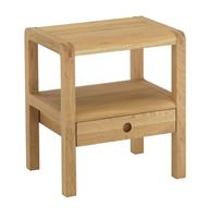 Habitat Radius 1 Drawer Bedside Table - Oak