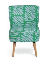 Habitat Eppy Fabric Chair - Green