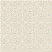 Arthouse Symmetrical Chic Ivory Silver Wallpaper