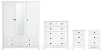 Habitat Minato 4 Piece 3 Door Wardrobe Set - White