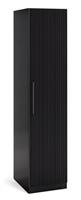 Habitat Hamburg Linear 1 Door Wardrobe - Dark Grey