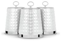 Tower Solitaire Pack of 3 Canisters - White