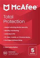 McAfee Software Setup Total Protection 1Y, 5D - Auto Renewal