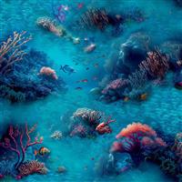 Arthouse Under the Sea Blue Wallpaper