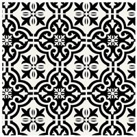 Arthouse Motif Geometric Wall Tile Black