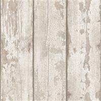 Arthouse White Washed Wood Wallpaper