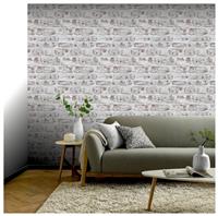 Arthouse Whitewashed White Wallpaper