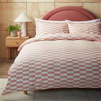 Habitat Cotton Tile Print with Piping Bedding Set - Single