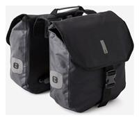 Decathlon 540 Waterproof Pannier Rack Bike Bag - 2x20L