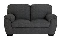 Argos Home Milano Fabric 2 Seater Sofa - Charcoal