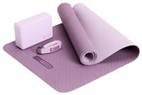 Pro Fitness PVC Yoga Set - Pastel Pink