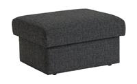 Argos Home Milano Fabric Footstool - Charcoal