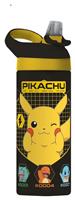 Hox Pokmon Pikachu Black Sipper Water Bottle - 600ml