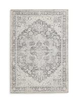 Habitat Vintage Effect Grey Flatweave Rug - 170x120cm