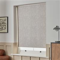 Habitat Cut Line Blackout Taupe Roller Blind - 90cm