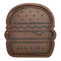 Home Barbeque King Burger Board