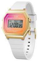 ICE-Watch Retro Digital Dial White Silicone Strap Watch