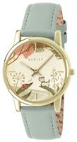 Radley Gold Plated Artichoke Green Leather Strap Watch