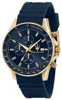 Maserati Sfdia Blue Dial Blue Strap Watch
