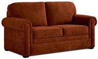 Jay-Be Heritage Fabric 2 Seater Sofa Bed - Orange