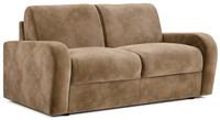 Jay-Be Deco Velvet 2 Seater Sofa Bed - Beige