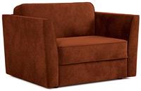 Jay-Be Elegance Fabric Cuddle Chair Sofa Bed- Orange