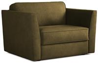 Jay-Be Elegance Fabric Cuddle Chair Sofa Bed - Sage Green