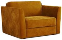 Jay-Be Elegance Velvet Cuddle Chair Sofa Bed - Gold