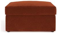 Jay-Be Fabric Footstool Chair Bed - Orange