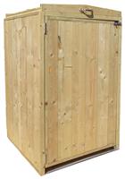 Mercia Premium Pressure Treated Wooden Single Bin Store