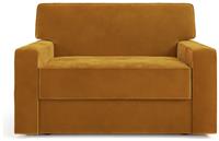 Jay-Be Linea Velvet Cuddle Chair Sofa Bed - Gold