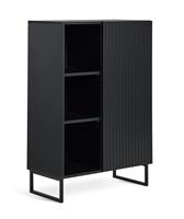 Habitat Tono 1 Door Cabinet - Black