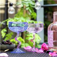 Habitat Plastic Wiggle Cocktail Glass - Pack of 4
