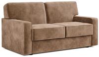 Jay-Be Linea Velvet 2 Seater Sofa Bed - Beige