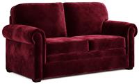 Jay-Be Heritage Velvet 2 Seater Sofa Bed - Burgundy