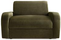 Jay-Be Deco Fabric Love Chair Sofa Bed - Sage Green