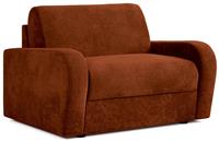 Jay-Be Deco Fabric Love Chair Sofa Bed - Orange