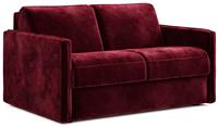 Jay-Be Slim Velvet 2 Seater Sofa Bed - Burgundy