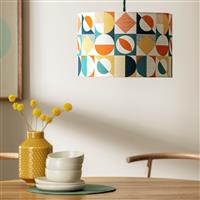 Habitat Abstract 20x30cm Geometric Printed Lampshade