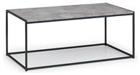 Julian Bowen Staten Coffee Table - Black & Grey
