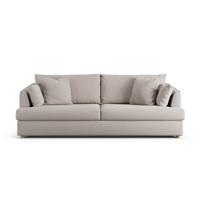 Habitat Holmfirth Fabric 4 Seater Sofa - Stone