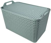 Strata Urban 3 x 42L XL Plastic Storage Baskets with Lid