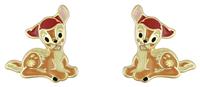 Disney Gold Plated Bambi Stud Earrings